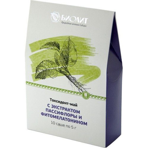 Купить Токсидонт-май с экстрактами пассифлоры и фитомелатонином  г. Мытищи  